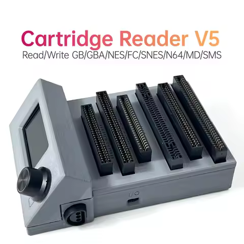 Cartridge Reader Write V5 For GB/GBA/NES/FC/SNES/SFC/N64/MD/Genesis/SMS Cart Open Source Flash Dumpe