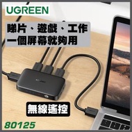 UGREEN 80125 HDMI 三進一出切換器