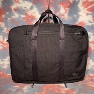 90% new porter tension daily 3way bag briefcase backpack 黑色尼龍三用袋公事包 手抽 背囊