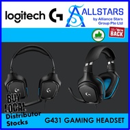 LOGITECH G431 GAMING HEADSET (981-000774)-WRTY 2YRS W/BANLEONG