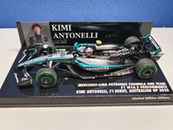 W16 Kimi Antonelli Australian GP 2025 - Mercedes F1 Team Minichamps 1/43 (F1 Debut)