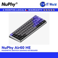 NuPhy Air60 HE Wireless Mechanical Keyboard Gasket Mount Hot-Swap RGB for Mac/Windows | itw