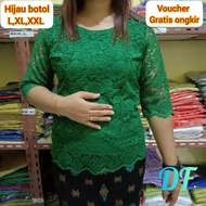 SHOOPI ATASAN BLUS SEMI PRANCIS/ BLUS SEMI BROKAT WANITA/KEBAYA BROKAT BAJU KEKINIAN CANTIK TERBARU