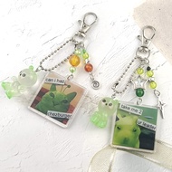 silly alien keychains