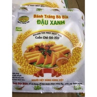 10 Gói vỏ bò bía cuốn nem bánh tráng bò bía đậu xanh loại đẹp size 16cm