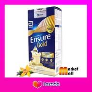 (363.6g)เอนชัวร์ โกลด์ วานิลลา 1 กล่อง(60.6g x6ซอง) Ensure Gold Vanilla แบบซอง อาหารสูตรครบถ้วน นมผง นมผู้สูงอายุ โปรตีน เวย์โปรตีน ไฟเบอร์ Nutrition