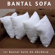 Plain White Sofa Insert Cushion Size 40x40cm
