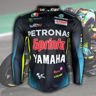 เสื้อแขนยาว MotoGP Petronas Yamaha เสื้อโมโตจีพี ปิโตรนาส ยามาฮ่า #MG0018 รุ่น Valentino Rossi#46 ไซ