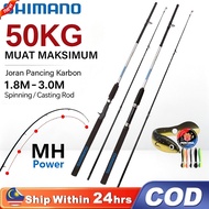 ori Joran Pancing Karbon Rod Casting Fishing Rod Spinning Joran Pancing MH Power 50LB jigging Rod