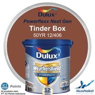 DULUX WEATHERSHIELD POWERFLEXX 20 LT - TINDER BOX 50YR 12/406