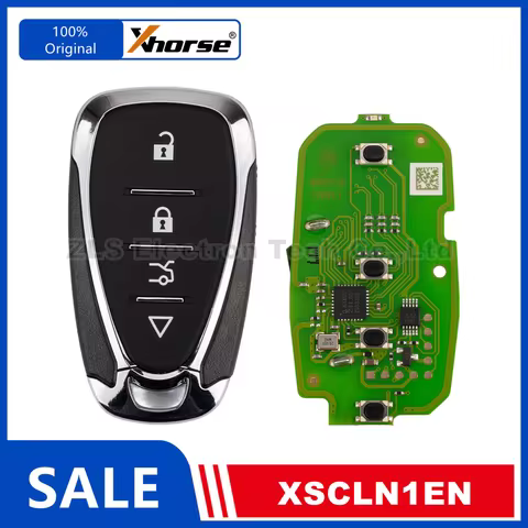 1/5 Piece XHORSE XSCLN1EN for Chevrolet Style 2nd Generation Universal Remote Key 4 Buttons English 