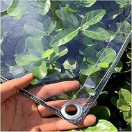 Glass Clear Tarpaulin,Transparent Waterproof Tarpaulin,Rainproof Clear Tarp,Plant Cover Insulation S