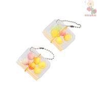 AVUKA Mini Fast Food Box Keychain, Fast Food Box Simulation Simulation Fast Food Box Keychain, Uniqu