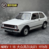 Norev 1: 18 Volkswagen Golf GTI Golf GTI 1976 Alloy Car Model Gift