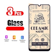 3 Pcs OPPO A58 4G Ceramic Tempered Glass Film for OPPO A78 A98 A97 A96 A95 A94 A77s A76 A58 A57 5G Reno 8Z 7Z 8T 5G Full Matte Screen Protector