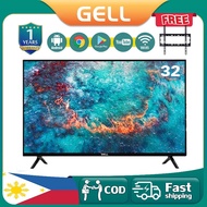GELL 32 inches TV Flat screen Sale LED TV Smart tv 32 inch promo Ultra-slim television free bracket