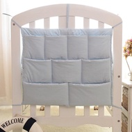 Candy Colors Nursery Hanging Storage Bag Baby Cot Bed Crib Organizer Toy Diaper Pocket for Newborn Crib Bedding Set 58x48cm