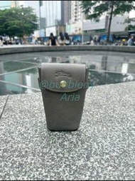 Longchamp 瓏驤 灰色手機包