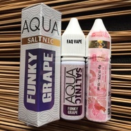 PROMO Aqua SaltNic Funky Grape 15ml - Salt Nic LiquidBy 9Naga .FAQ