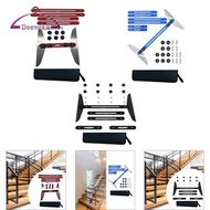 [deevoka] Stair Tread Template Tool, Stair Tread Measuring Tool, Heavy Duty Stair Tread Measuring To