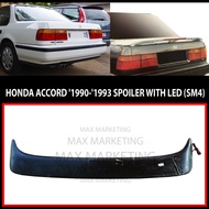 M003 HONDA ACCORD '90-'93 SPOILER WITH LED (SM4) FIBERGLASS BODYKIT