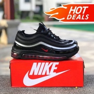 Airmax 97 (Black Silver Red) High Quality