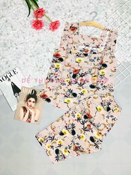 [HCM](45-52KG)BỘ LỬNG CỔ VUÔNG VIỀN REN ĐÍNH NƠ SIZE 1