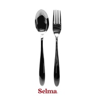 Selma Set 12 Pcs Shine Cutlery - Silver Cutlery Set Cutlery Spoon Fork Cutlery