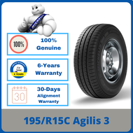 【2PCS RM800】 195R15C Michelin Agilis 3 *Year 2022