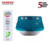 Sanken Mesin Cuci 2Tabung 9Kg Tw-7800