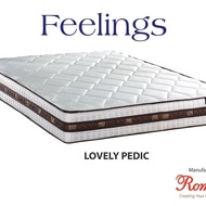 Ready spring bed romance/spring bed lovely pedic uk 160x200