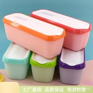 Ice Cream Box Rectangular Refrigerator Ice Cream Box Plastic Storage Box Ice Cream Box Kitchen Large