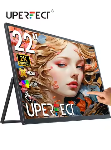 UPERFECT UMax 22 Touchscreen 22 Inch Monitor 1440P Computer Display 100% sRGB HDMI Type C Travel Scr