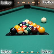LETTER 6pcs Billiard Ball Rack, Sheet Triangle Ball Rack Holder, Billiards Accessories Film Combo Pa