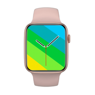 全城熱賣 - W7藍牙通話watch7智慧手錶音樂運動防水手錶接打電話計步（玫瑰金）