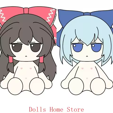 Anime TouHou Project Fumo Hakurei Reimu Cirno Cosplay Cotton Maumet Stuffed Body Dress Up Clothes Co