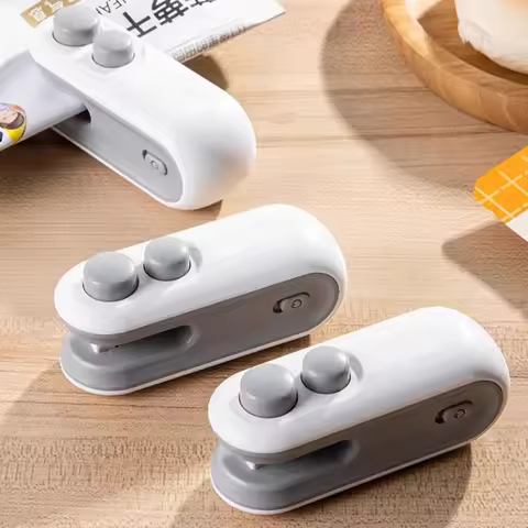 2 In 1 Sealer Cutter Multifunctional Portable Resealer Machine Handheld Bag Sealing Machine for Food