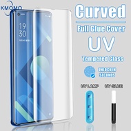 UV ฟิล์มกระจก เต็มจอ OPPO Reno 11 Pro 5G 10 + 8T 6 5 4 Find X5 X3 X2 X Plus