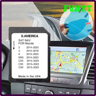 FVHYT Update for Mazda 2/3/6/MX5/CX5/CX9 Vehicle GPS Navigation Map South America 8GB SD Memory Card