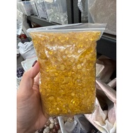 {Five Elements Warehouse} Golden Crystal Crushed Stone 100g Lucky Fortune 5-7mm