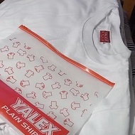 Tshirts Makapal Round Neck White Unisex YALEX XS-5XL .