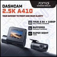 📸 70mai Dash Cam A410 | 2.5K+1080P Dual Dash Camera with HDR | Night Vision