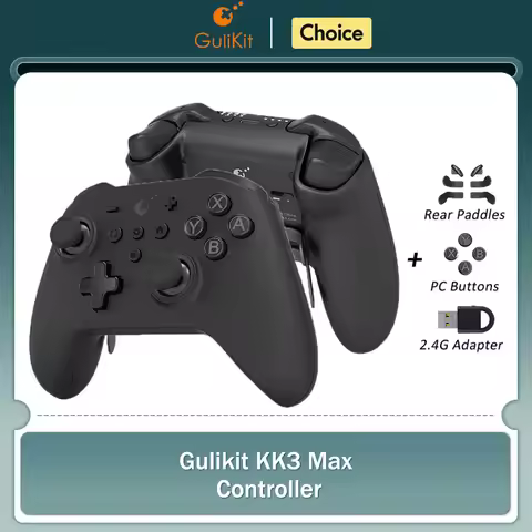 GuliKit KK3 MAX Controller NS39 KingKong 3 Gamepad with Hall Effect Joysticks & Triggers for Windows