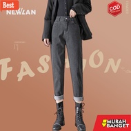 Newest women's Jeans Newlan CK011-2 retro women's straight Jeans Highwaist Korean Jeans Boyfriend Pr