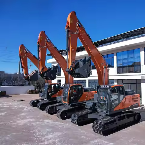 China New Excavator Machine 20 30 40 50 60 Tons Large Excavator Hydraulic Crawler Big Digger Excavat