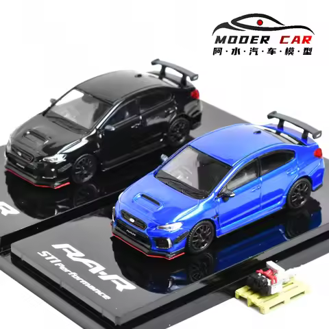 Hobby Japan HJ 1:64 WRX STI RA-R Diecast Model Car