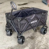 Large Trolley Trailer 33cm Trolley Camp Gathering Dew Outdoor Camp Portable Tank Wheel Folding ZIMP