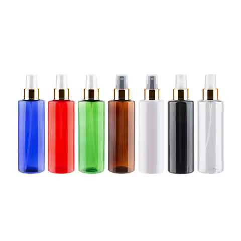 24pcs 100ml 120ml 150ml 200ml 250ml Silver Gold Aluminum Mist Sprayer Plastic Bottles Personal Care 