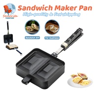 Sandwich Maker Pan Double Sided Sandwich Pan Toaster Maker Sandwich Toaster Hotdog Sandwich Maker