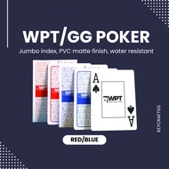 🇸🇬 [IN STOCK] Poker Cards Jumbo Print Texas Hold'em Plastic World Poker Tour WPT GGPoker WSOP